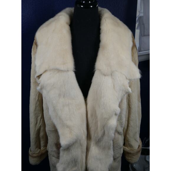 Gorgeous Laser Sheared & Long Hair Mink Fur Coat Jacket - Picture 2 of 6